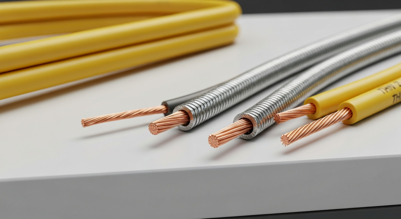 Featured image for Romex vs. MC Cable vs. THHN: A Helper’s Identification Guide