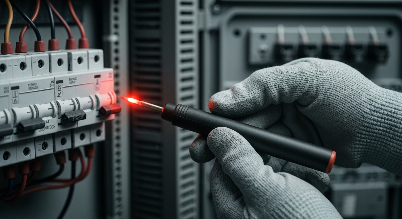 Featured image for Using a Non-Contact Voltage Tester (Voltage Pen) Safely