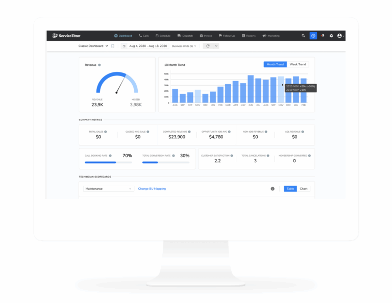 ServiceTitan product screenshot